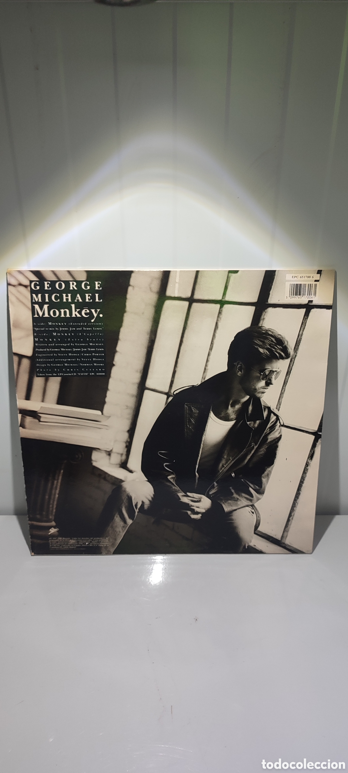 Discos de vinilo: Disco vinilo George Michael Monkey - Foto 2