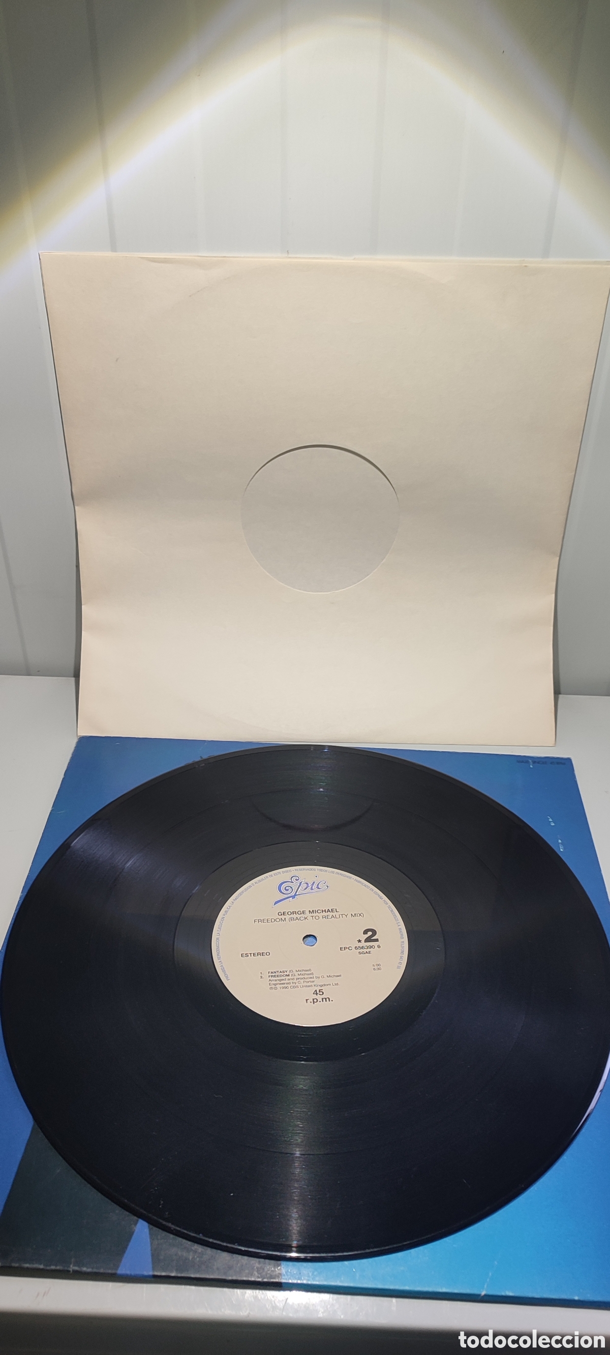 Discos de vinilo: Disco vinilo George Michael Freedom - Foto 3