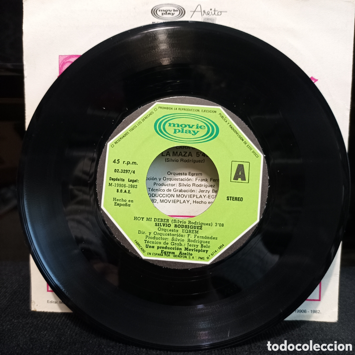 Discos de vinilo: Silvio Rodr&iacute;guez - Hoy Mi Deber 1982 - Foto 3