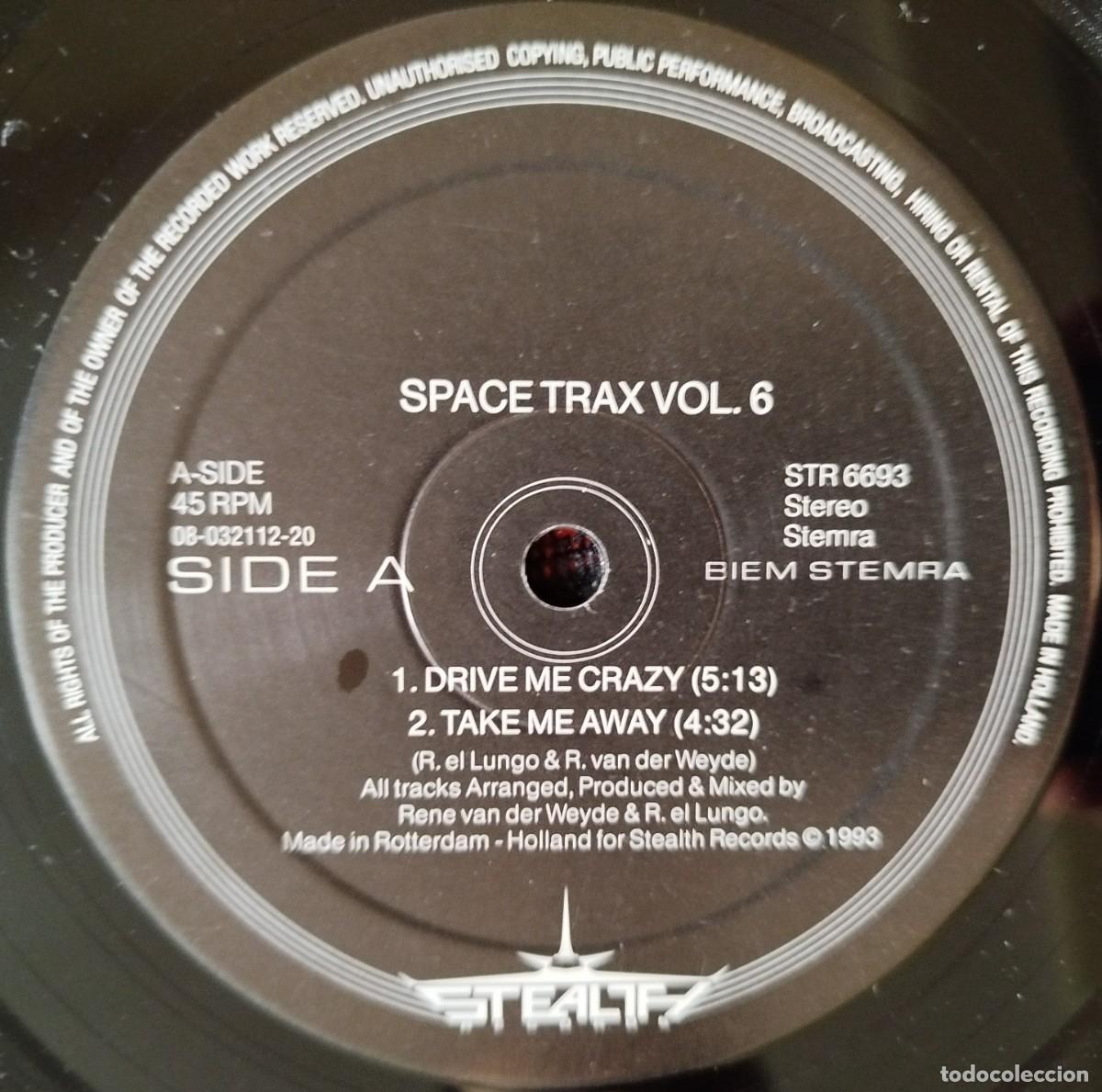 Discos de vinilo: SPACE TRAX ** Volume 6 ** MAXI SINGLE VINILO 1993 - Foto 1