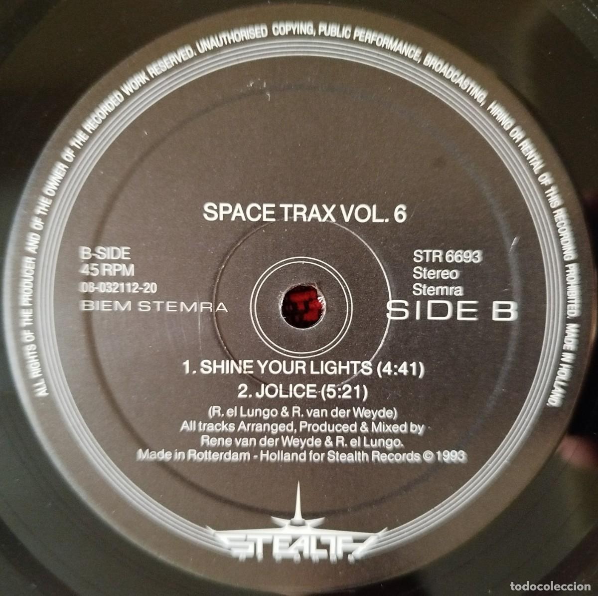 Discos de vinilo: SPACE TRAX ** Volume 6 ** MAXI SINGLE VINILO 1993 - Foto 2