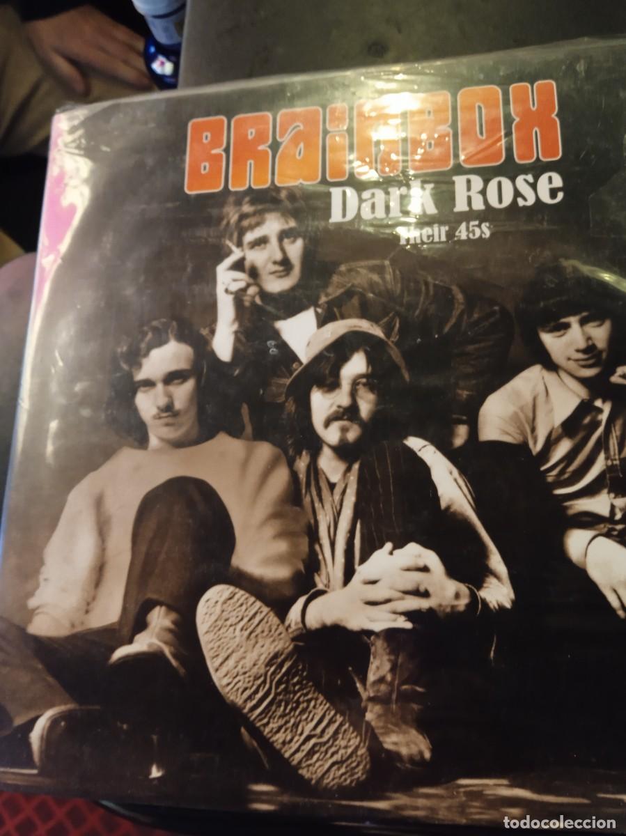 Discos de vinilo: BRAINBOX- DARK ROSE. THEIR 45S. LP DOBLE. - Foto 1