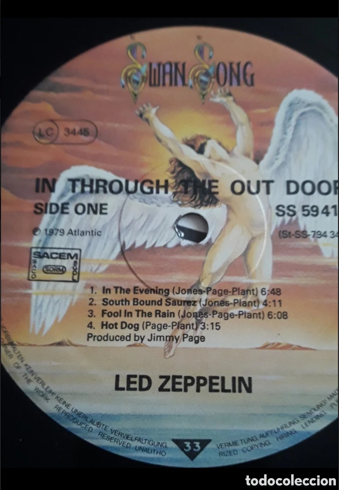 Discos de vinilo: Lp Led Zeppelin. In through the out door - Foto 5