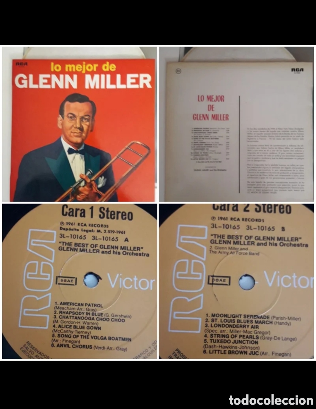 Discos de vinilo: Lote 4 Lps Glenn Miller - Foto 2