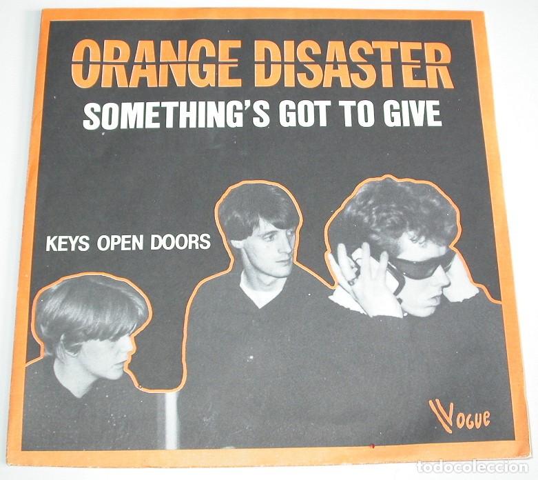 Discos de vinilo: orange disaster 45t Something got to give - Foto 1