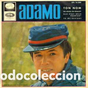 Discos de vinilo: Adamo &mdash;&mdash;&mdash;&mdash;&mdash;&lrm;&ndash; Ton Nom - Foto 1
