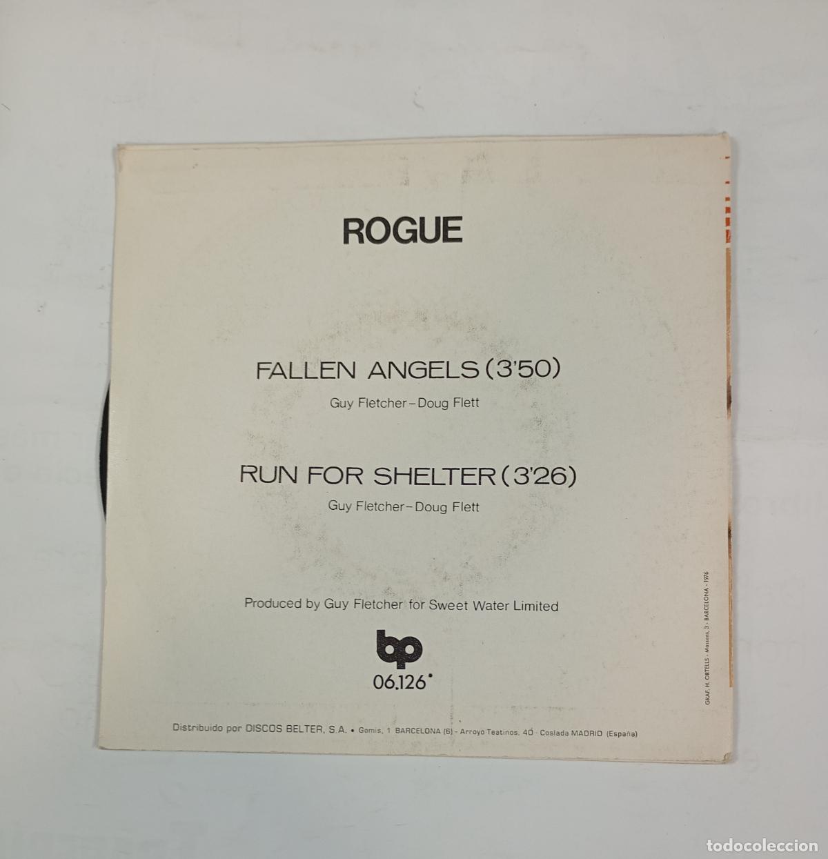 Discos de vinilo: ROGUE. Fallen Angels. SINGLE. TDKDS25D - Foto 2