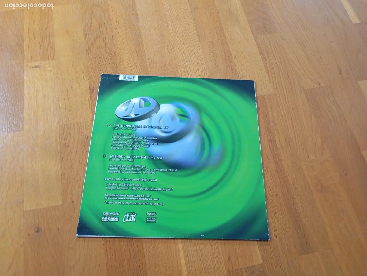 Discos de vinilo: Justo luis-the number onde.maxi - Foto 2