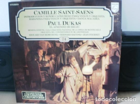 Discos de vinilo: CAMILLE SAINT-SAENS y PAUL DUKAS - Foto 1