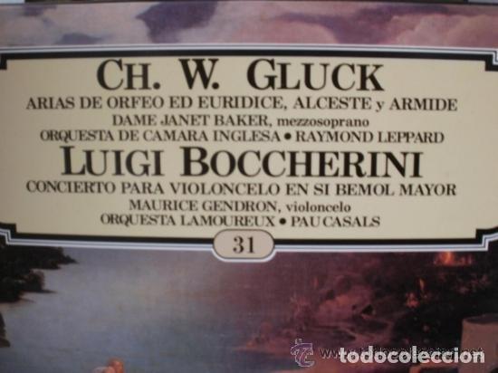 Discos de vinilo: CH W GLUCK y LUIGI BOCCHERINI - Foto 2
