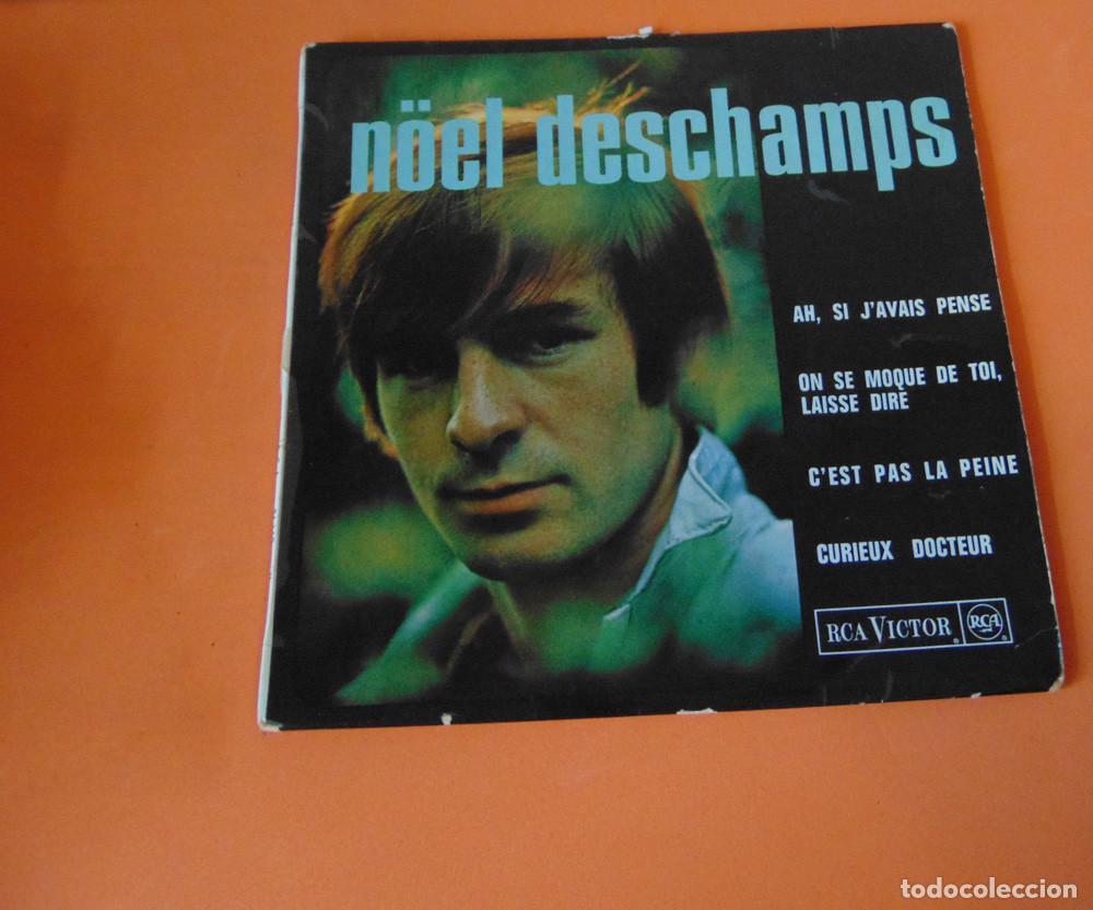 Discos de vinilo: N&ouml;el Deschamps &ndash; Ah, Si JAvais Pens&eacute; +3 - EP BEAT FRANCES 1966 - Foto 1