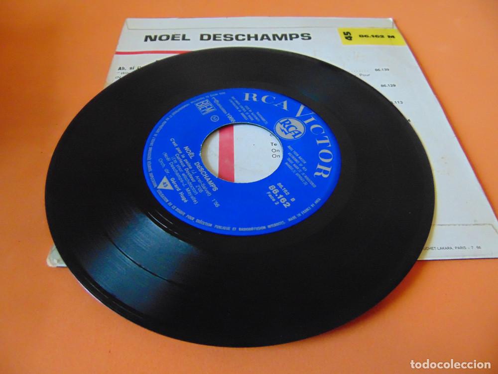 Discos de vinilo: N&ouml;el Deschamps &ndash; Ah, Si JAvais Pens&eacute; +3 - EP BEAT FRANCES 1966 - Foto 3