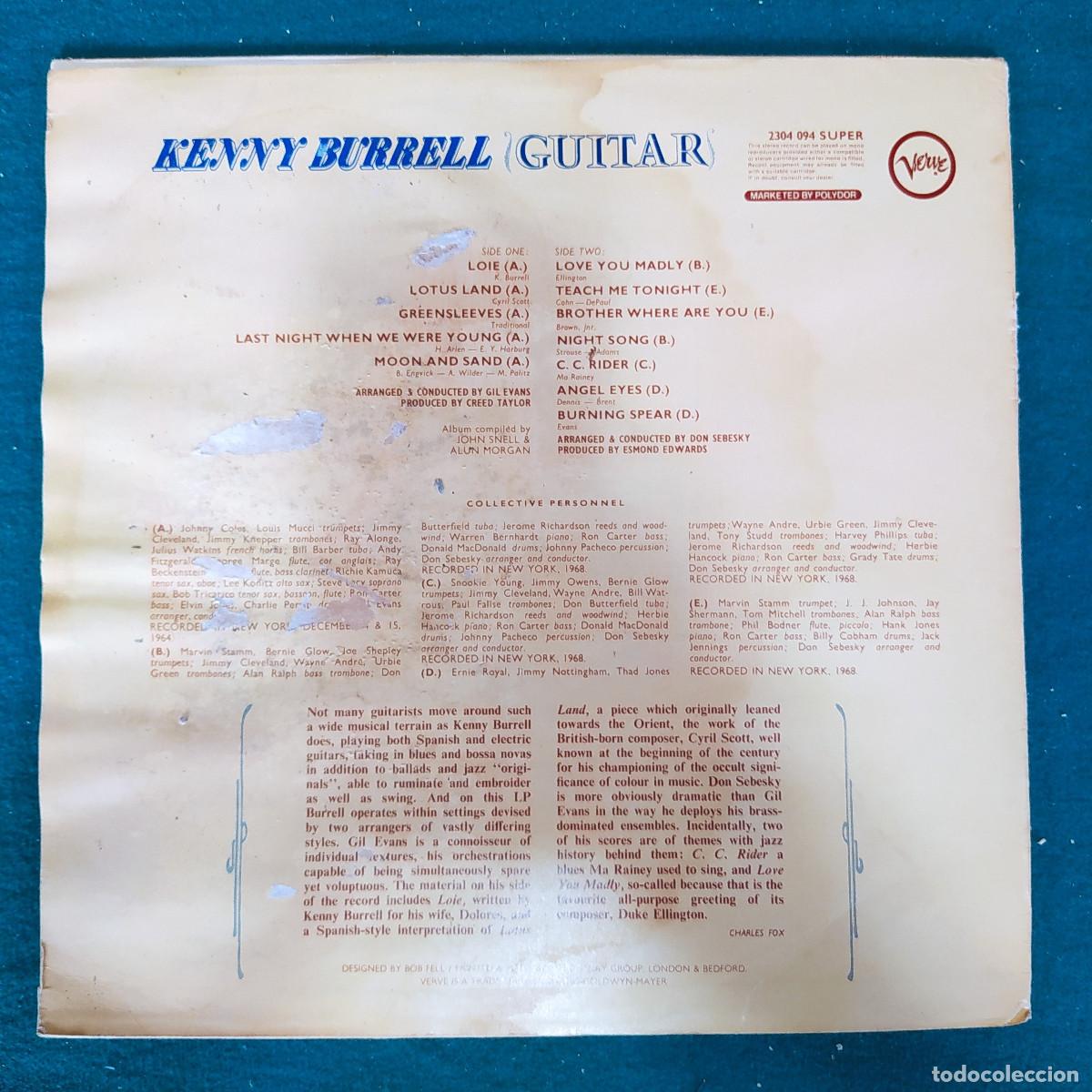 Discos de vinilo: Kenny Burrell &ndash; Guitar - Foto 2
