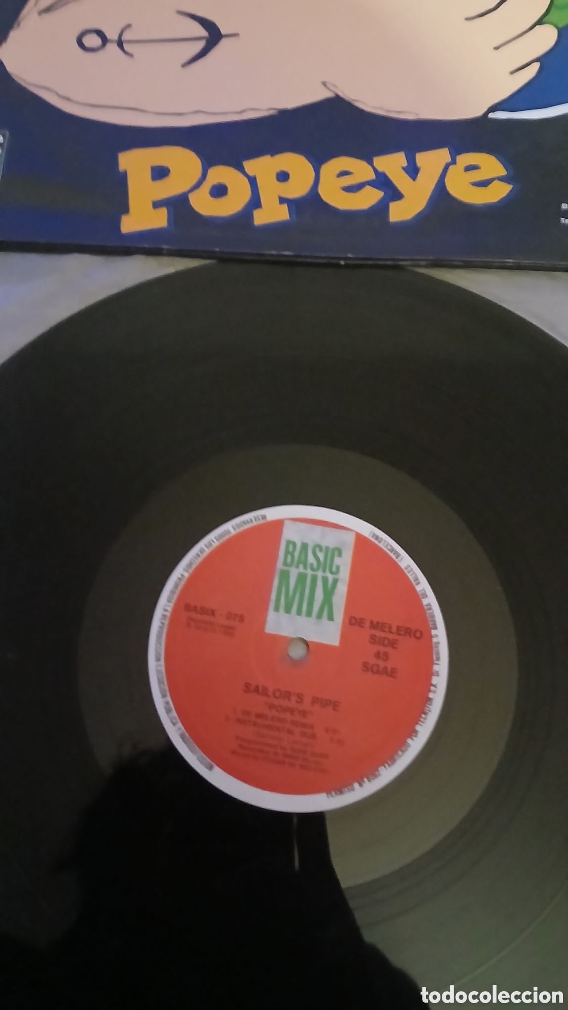 Discos de vinilo: SAILORS PIPE- POPEYE- MAXI - SPAIN/BASIC MIX - IBL - - Foto 3