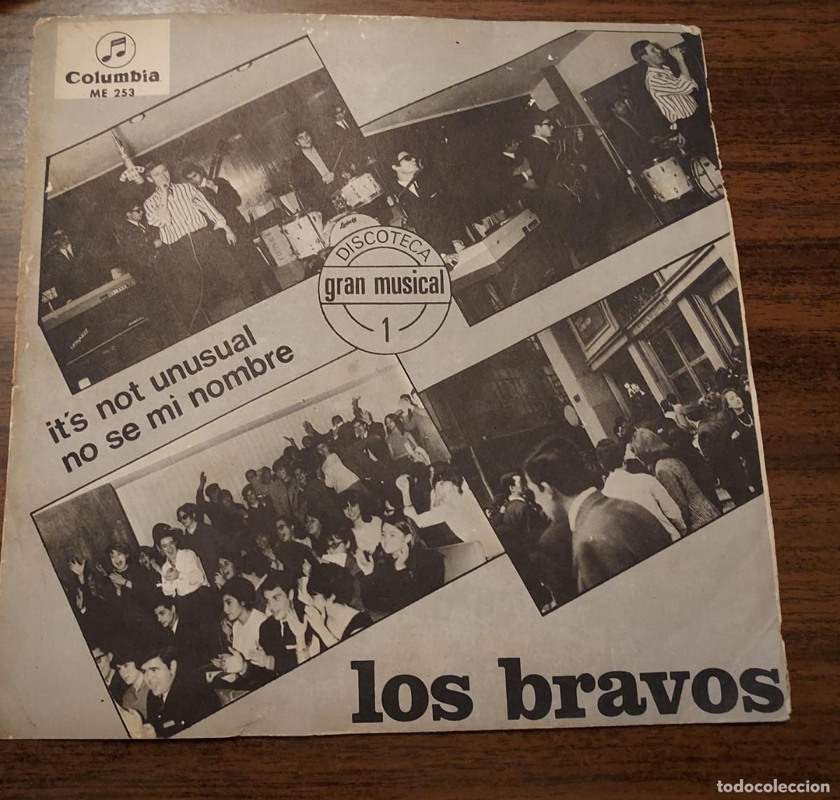 Discos de vinilo: LOS BRAVOS - ITS NOT UNUSUAL - SINGLE EL GRAN MUSICAL 1966 - Foto 5