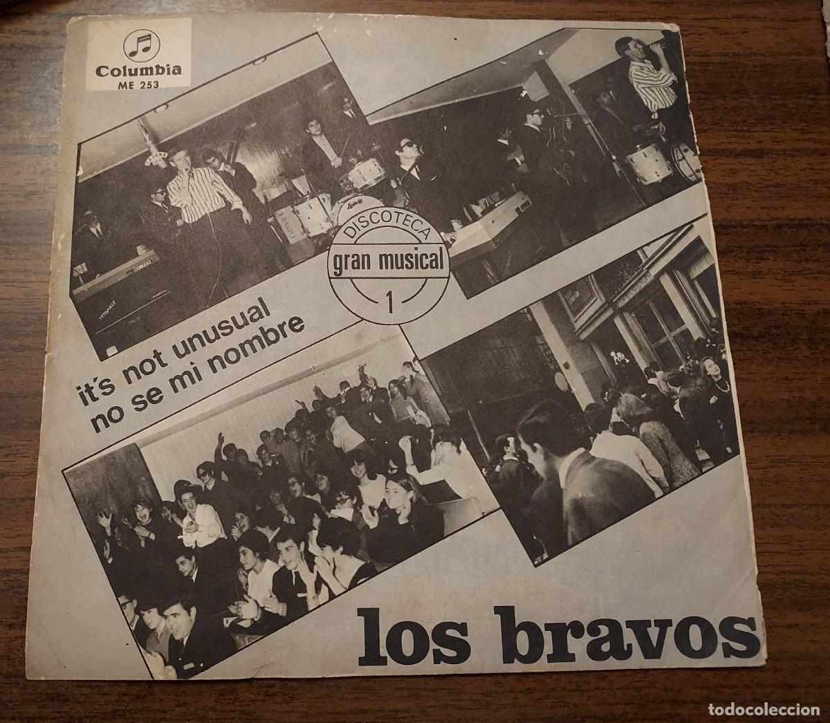 Discos de vinilo: LOS BRAVOS - ITS NOT UNUSUAL - SINGLE EL GRAN MUSICAL 1966 - Foto 3