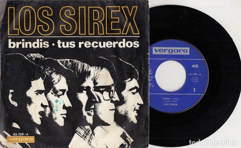 Discos de vinilo: LOS SIREX - BRINDIS - SINGLE DE VINILO - C- 45 - Foto 1