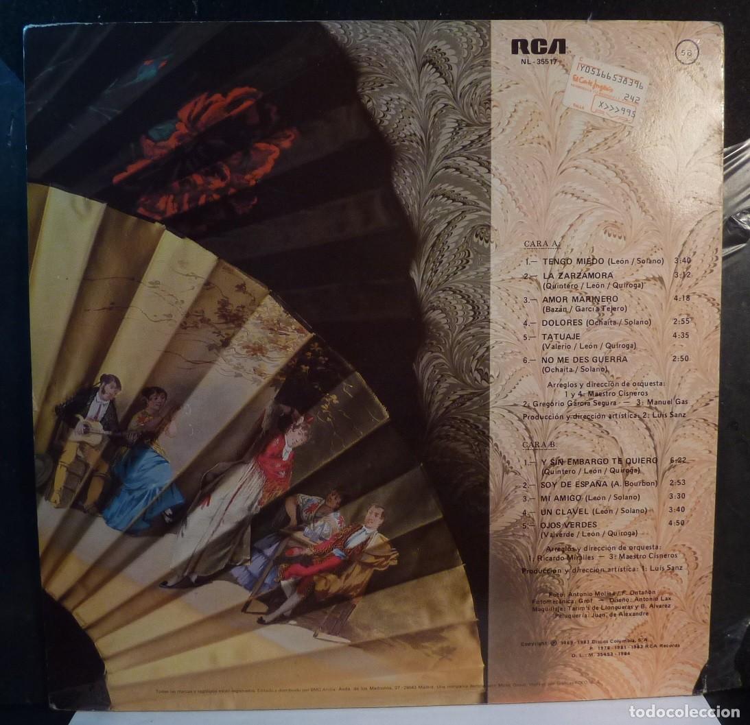 Discos de vinilo: ROCIO JURADO // SOY DE ESPA&Ntilde;A // 1984 // LP - Foto 2