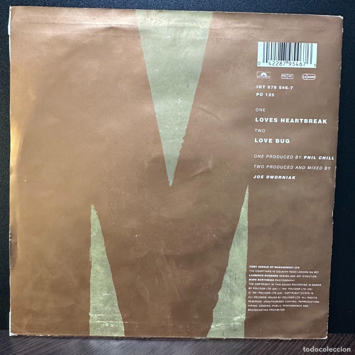 Discos de vinilo: Lisa M - Loves Heartbreak (7&rdquo;, Single) - Foto 2