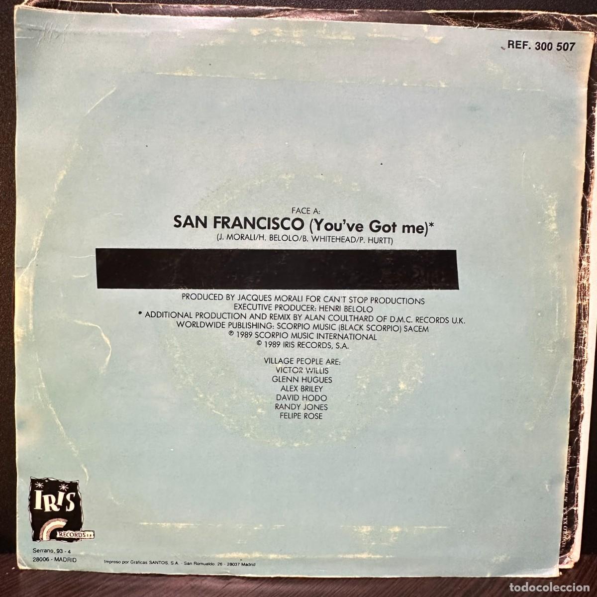 Discos de vinilo: Village People - San Francisco (7&rdquo;, Single) - Foto 2