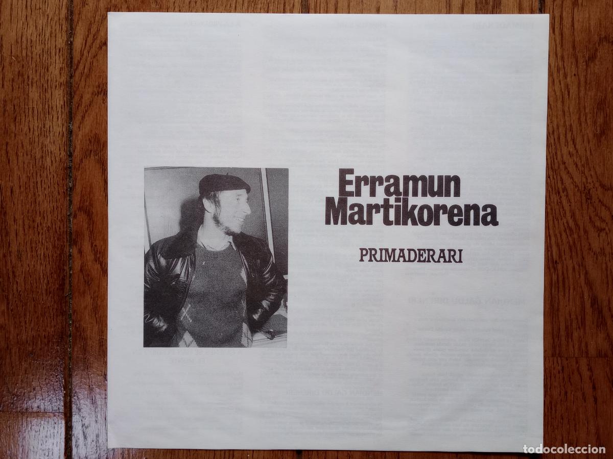 Discos de vinilo: Erramun Martikorena - primaderari - Foto 3