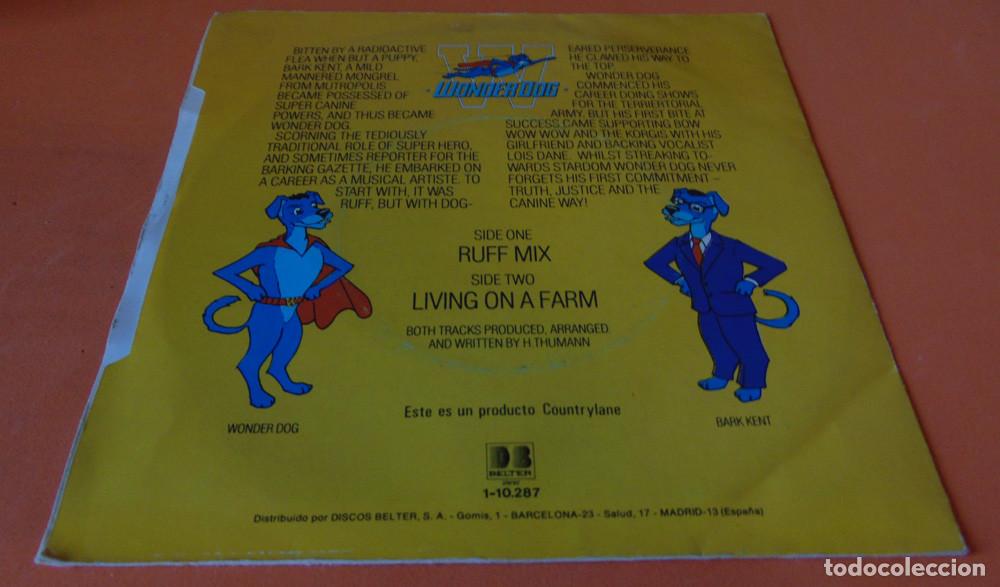 Discos de vinilo: WONDER DOG - RUFF MIX - SINGLE 1983 - Foto 4