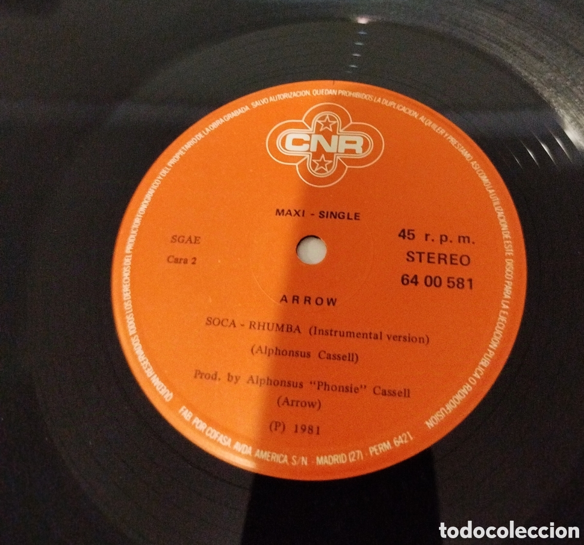 Discos de vinilo: Arrow - Soca Rhumba. . - Foto 3