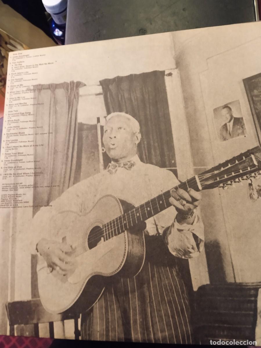 Discos de vinilo: LEADBELLY- LIVE AUSTIN, TEXAS. LP - Foto 2