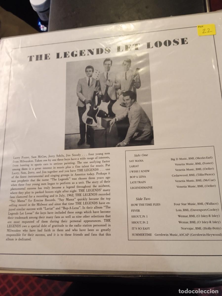 Discos de vinilo: THE LEGENDS- LET LOOSE! LP - Foto 2