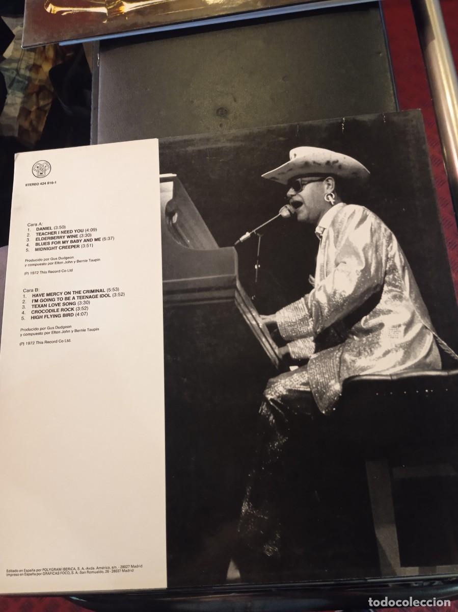 Discos de vinilo: ELTON JOHN- DON&acute;T SHOOT ME. LP - Foto 2