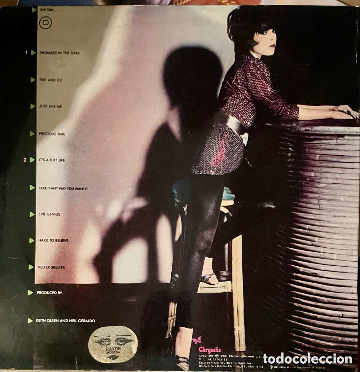 Discos de vinilo: Vinilo Pat Benatar &ldquo;Precious time&rdquo; - Foto 2