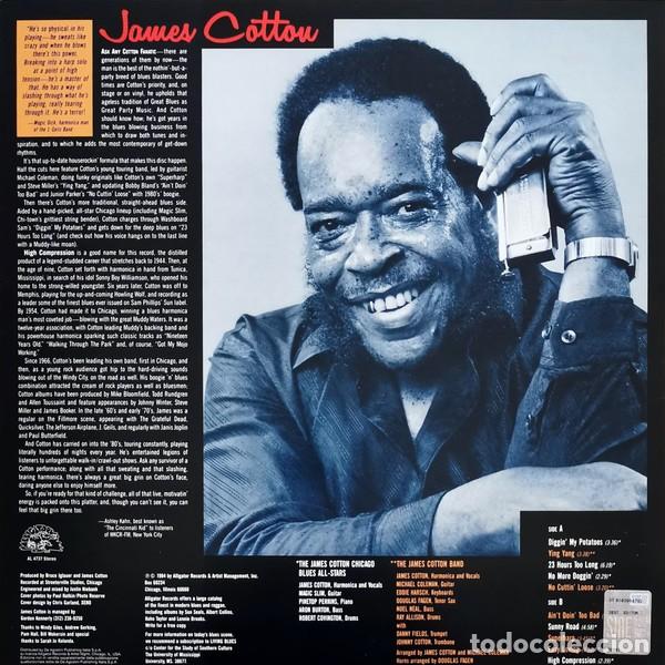 Discos de vinilo: James Cotton &ndash; High Compression lp - Foto 2