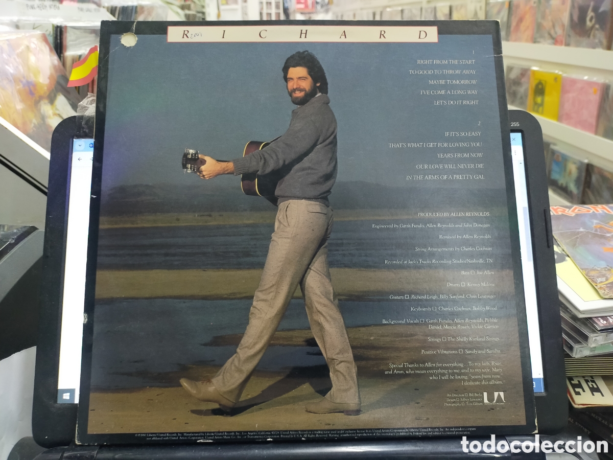 Discos de vinilo: Richard leigh lp u.s.a. 1980 - Foto 2