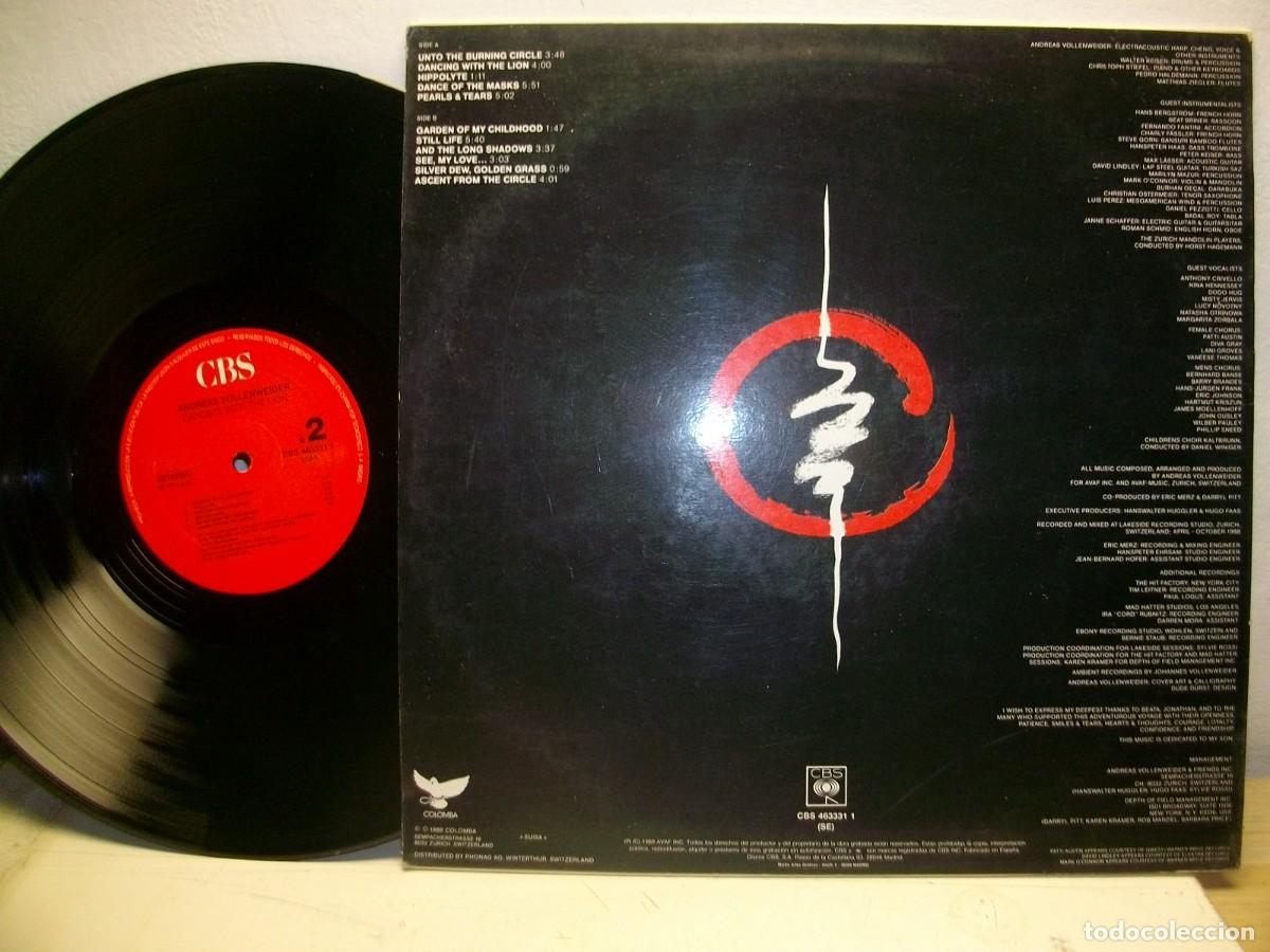 Discos de vinilo: Andreas Vollenweider &ndash; Dancing With The Lion LP - Foto 2