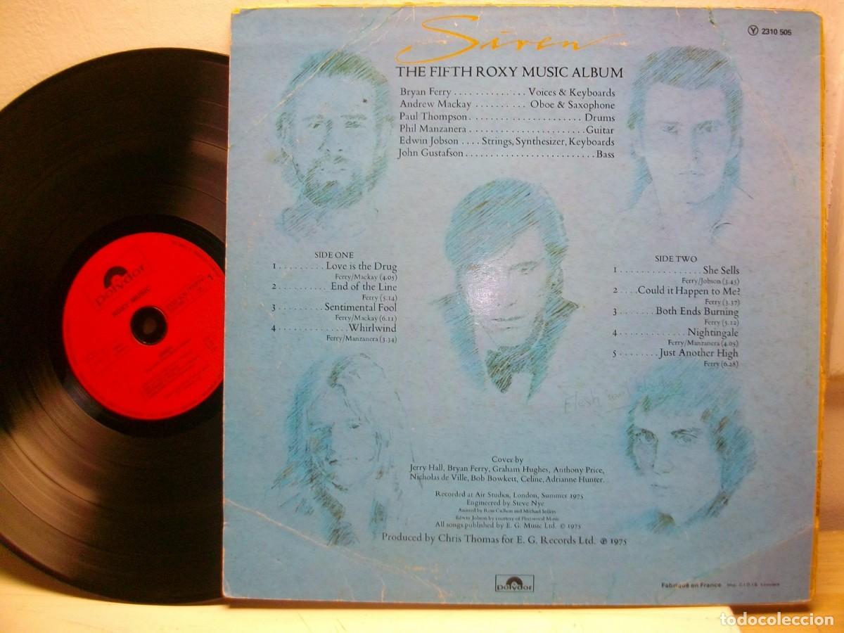 Discos de vinilo: Roxy Music &ndash; Siren LP 1975 - Foto 3