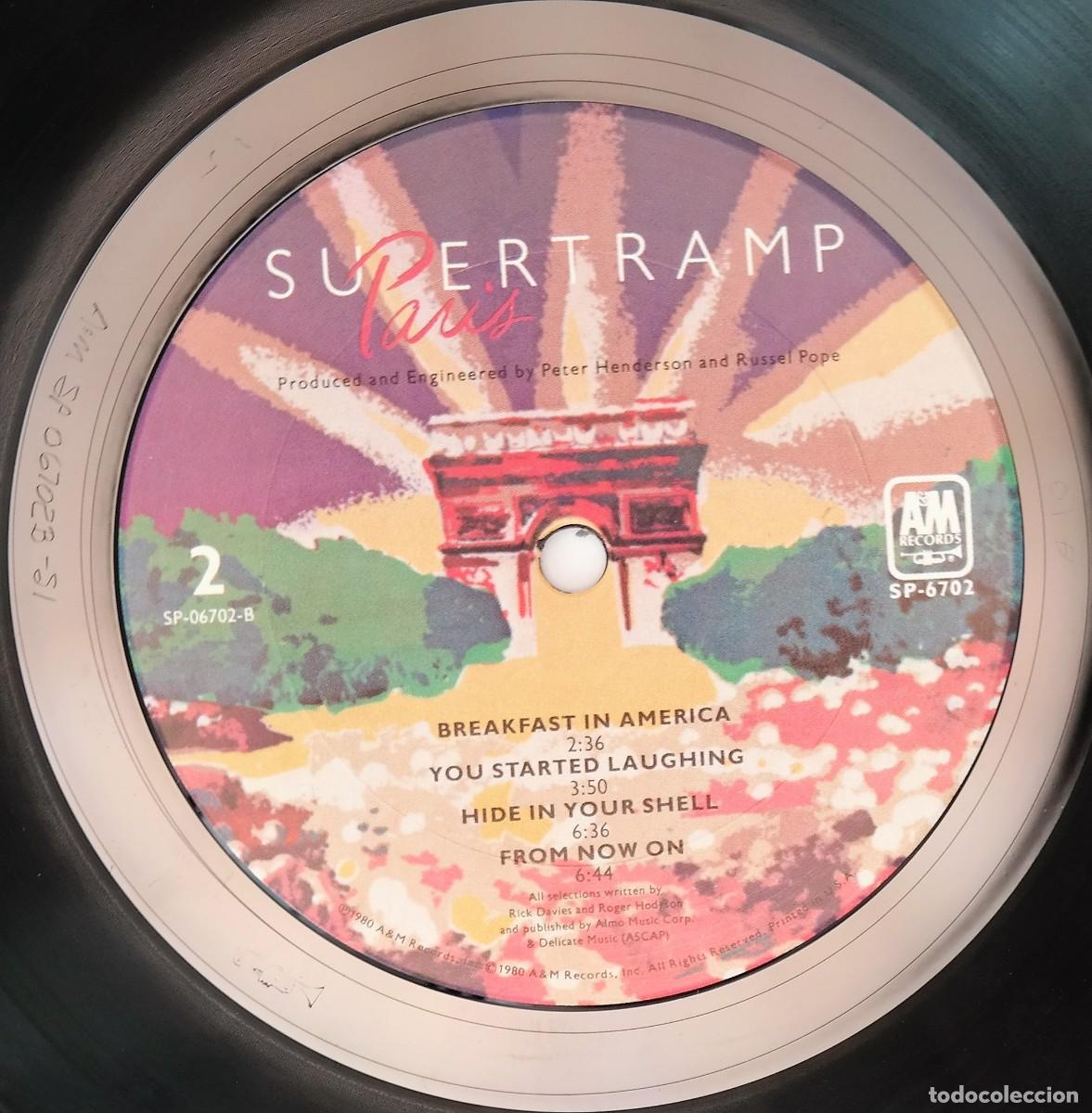 Discos de vinilo: Supertramp &ndash; Paris (Great And Fantastic Live Release) - Foto 6