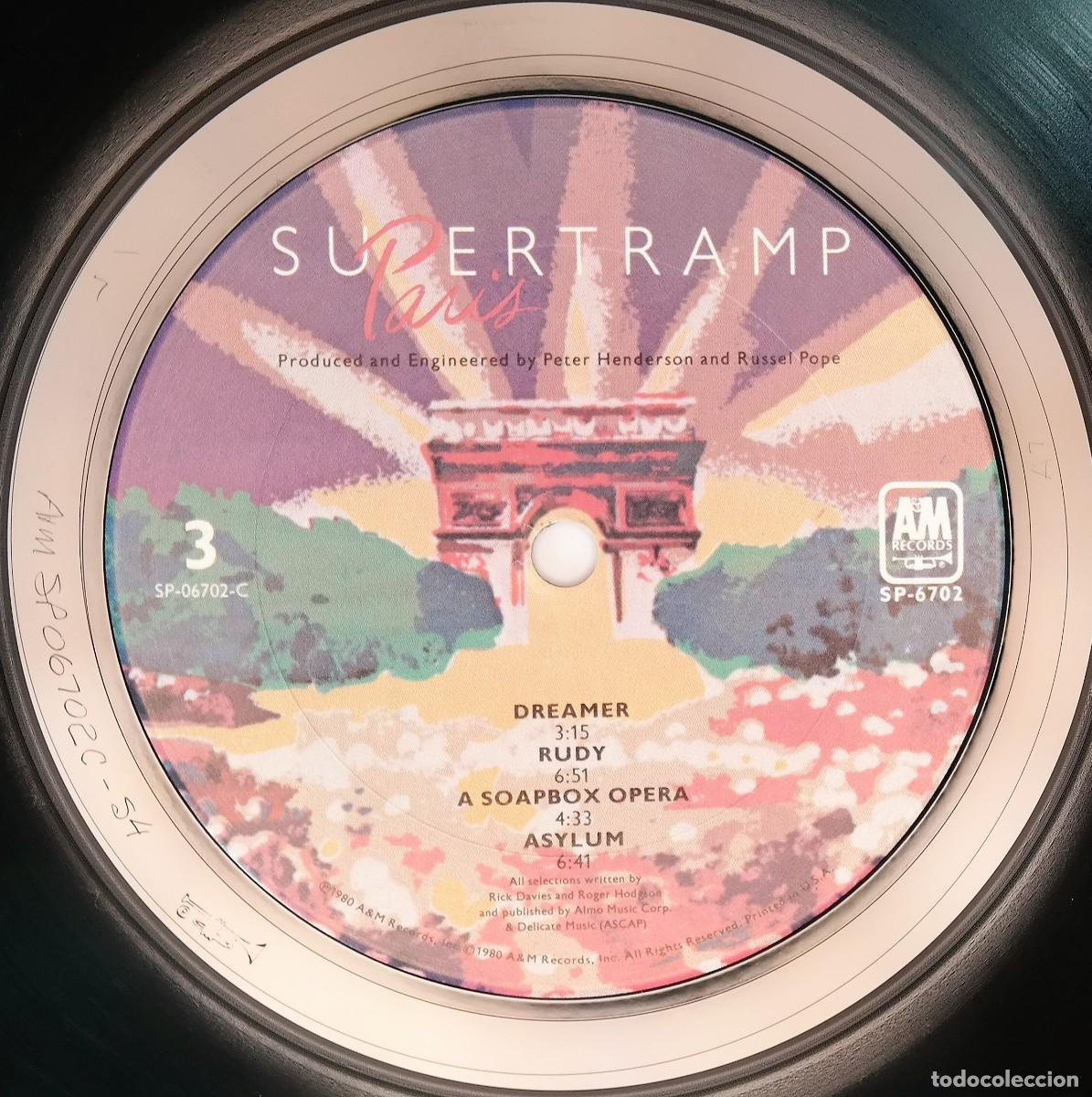 Discos de vinilo: Supertramp &ndash; Paris (Great And Fantastic Live Release) - Foto 9