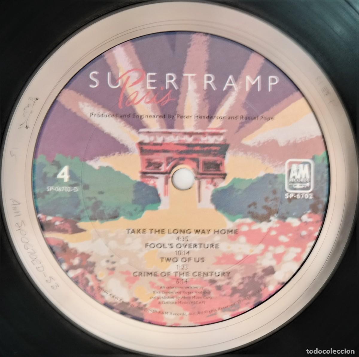 Discos de vinilo: Supertramp &ndash; Paris (Great And Fantastic Live Release) - Foto 10