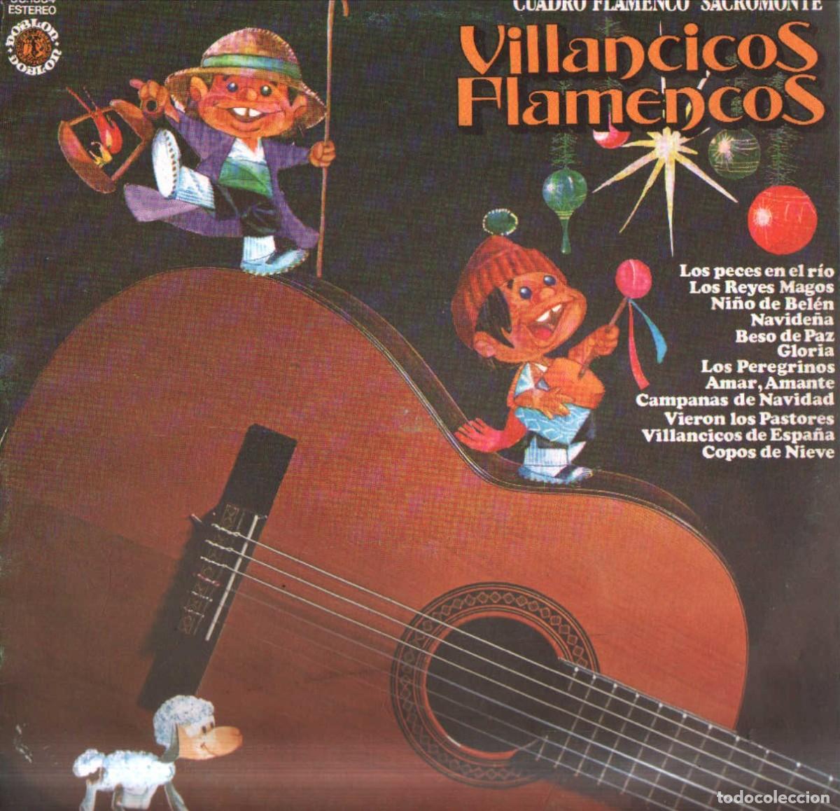 Discos de vinilo: VILLANCICOS FLAMENCOS. CUADRO FLAMENCO SACROMONTE. LP-NAVID-019 ,2