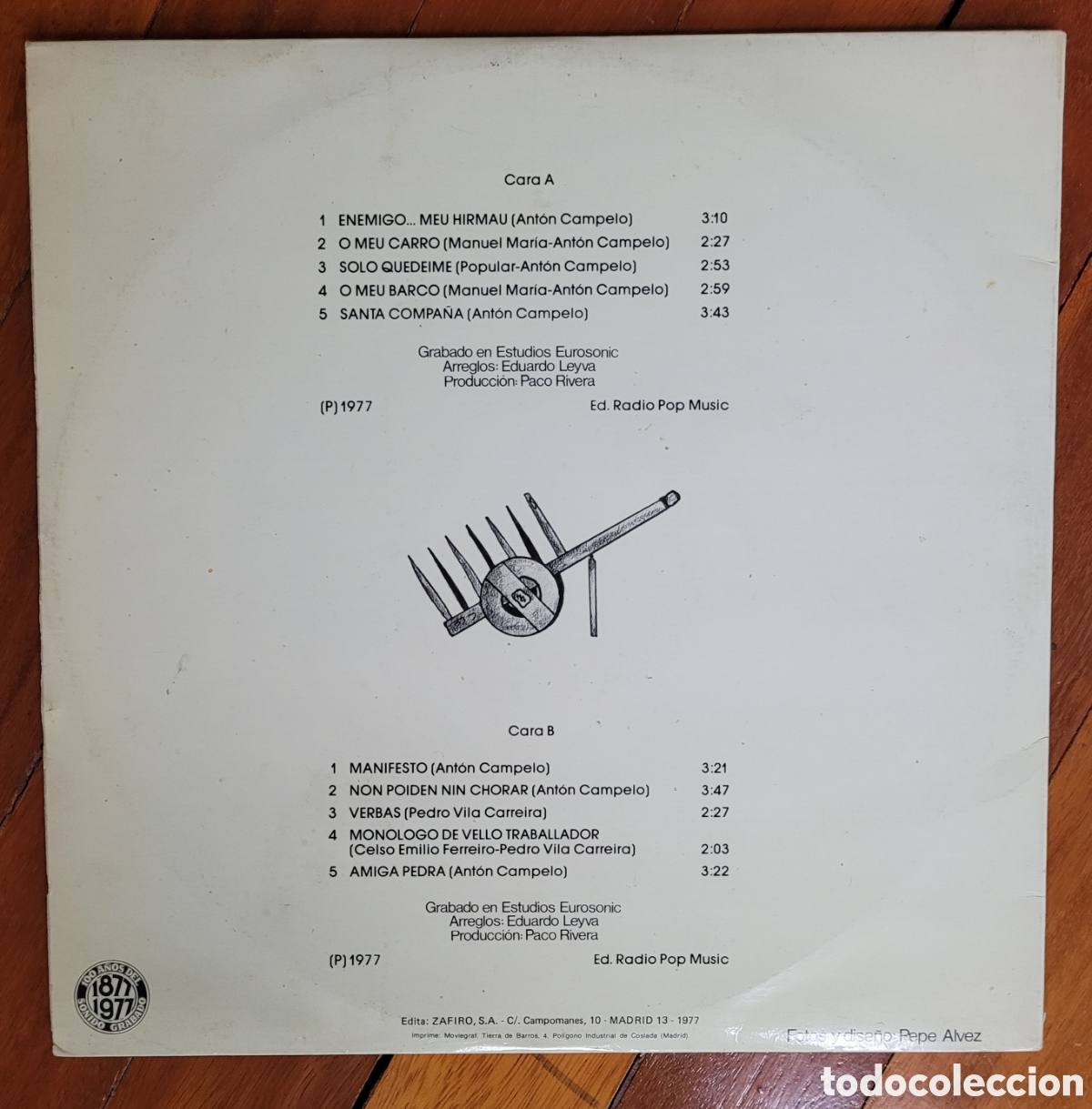 Discos de vinilo: O Carro Manifiesto lp - Foto 2