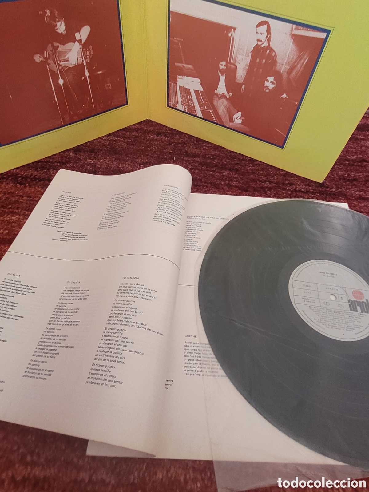 Discos de vinilo: Miro Casabella Ti, Galiza Lp - Foto 5