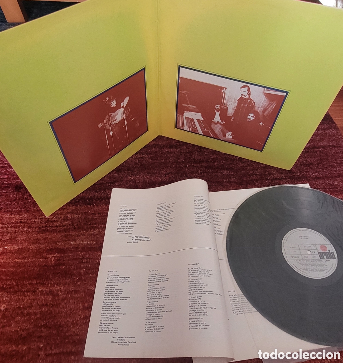 Discos de vinilo: Miro Casabella Ti, Galiza Lp - Foto 6