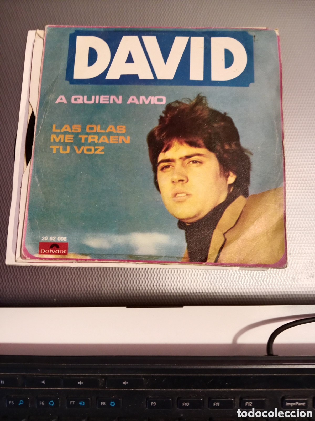Discos de vinilo: David - A quien amo / las olas le traen t&uacute; voz - Foto 1
