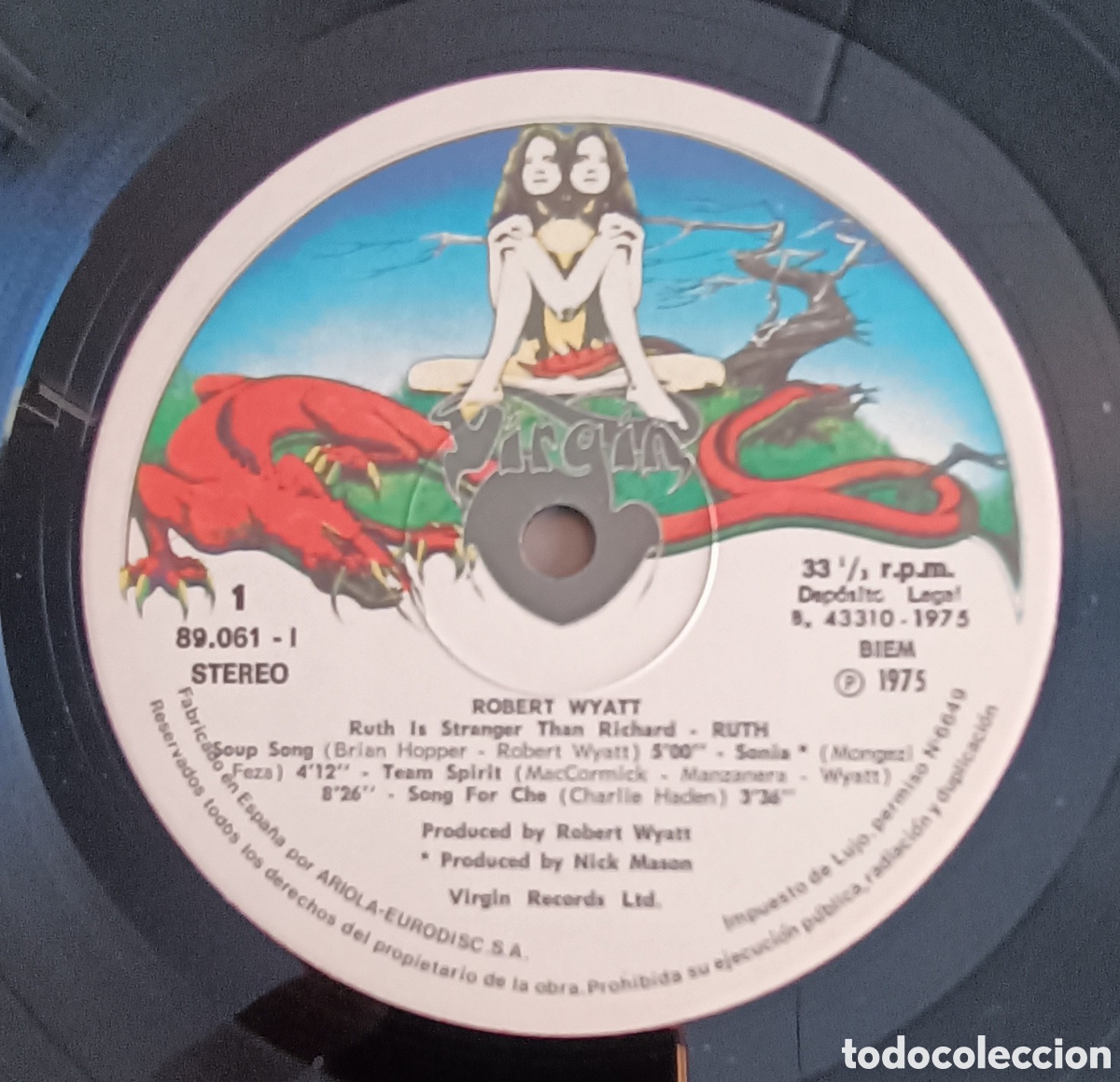Discos de vinilo: Robert Wyatt - Ruth is stranger than Richard - Foto 3