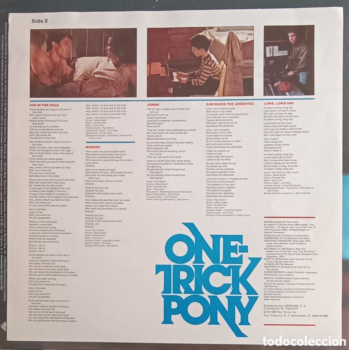 Discos de vinilo: Paul Simon, 1980 - One-Trick Pony - Foto 3