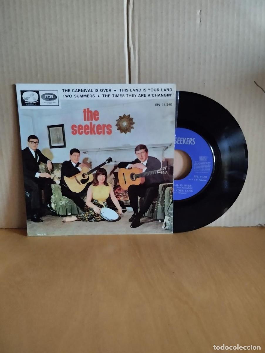 Discos de vinilo: THE SEEKERS --- THE CARNIVAL IS OVER +3 - Foto 1