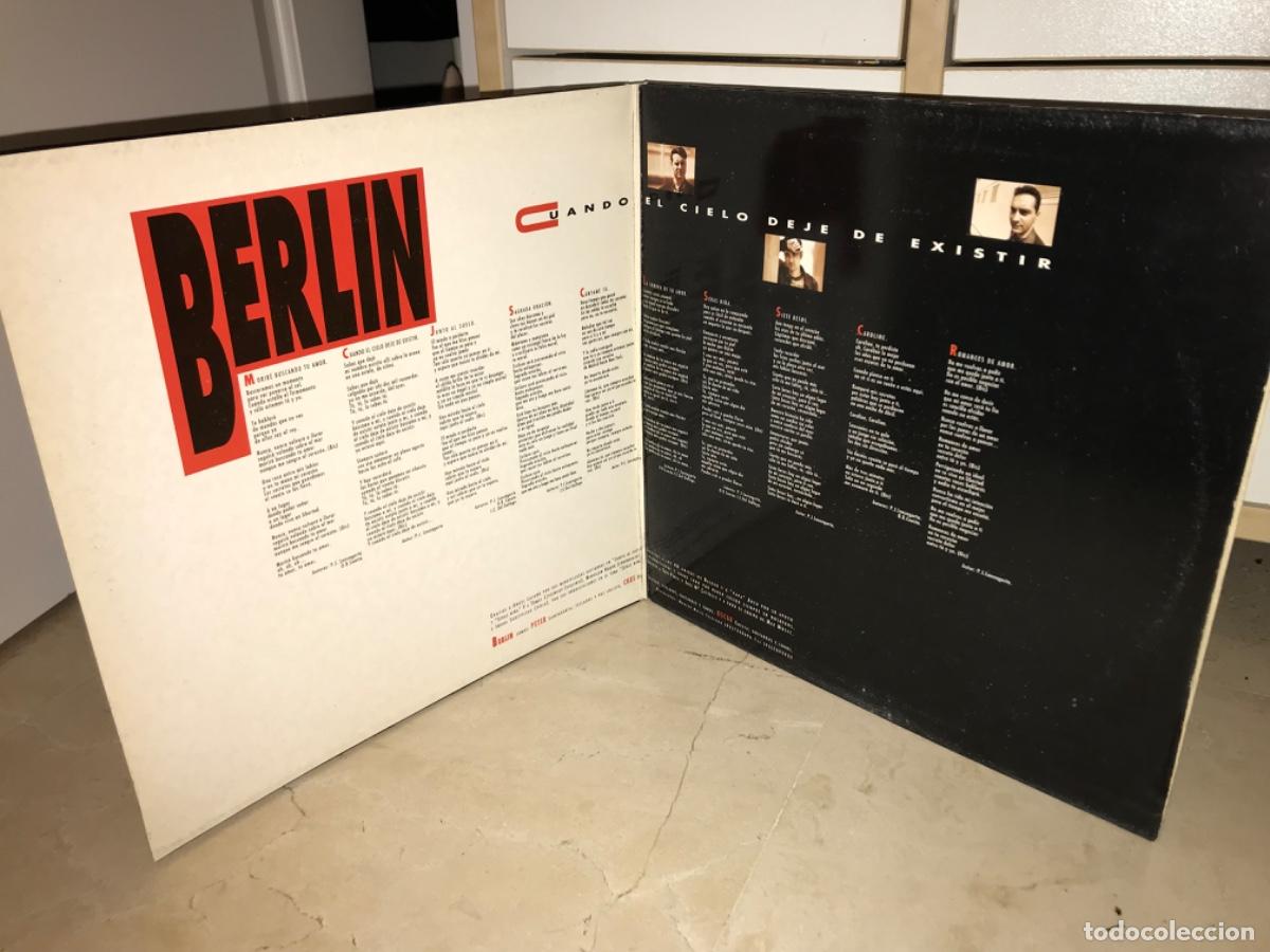 Discos de vinilo: BERLIN-CUANDO EL CIELO DEJE DE EXISTIR-GATEFOLD-ORIGINAL 1993 - Foto 3