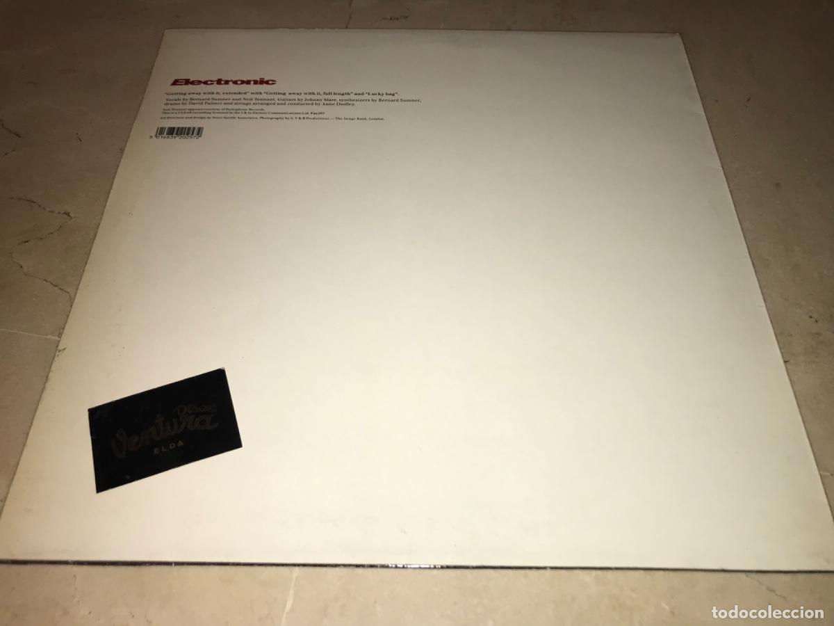 Discos de vinilo: ELECTRONIC-GETTING AWAY WITH IT-ORIGINAL UK 1989 - Foto 2