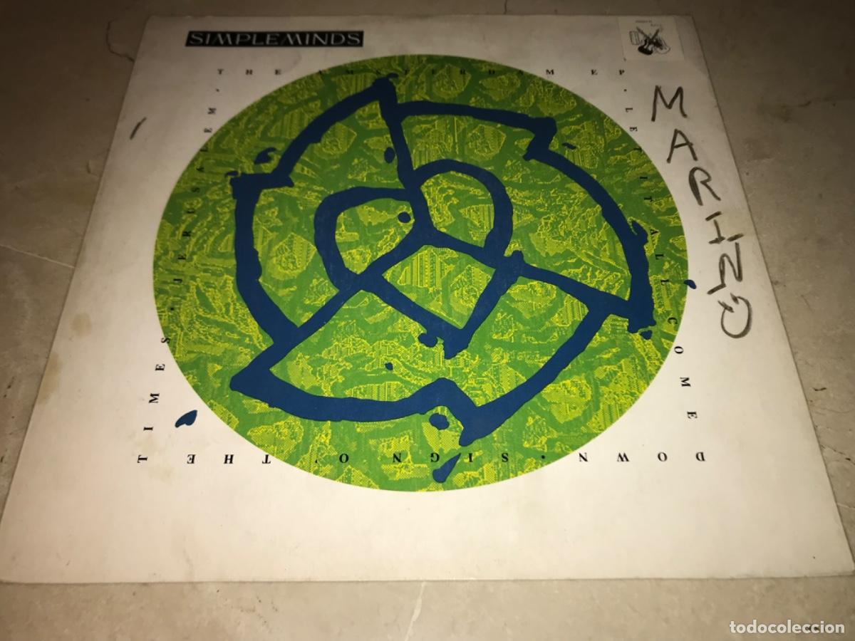 Discos de vinilo: SIMPLE MINDS-LET IT ALL COME DOWN-ORIGINAL UK 1989 - Foto 1