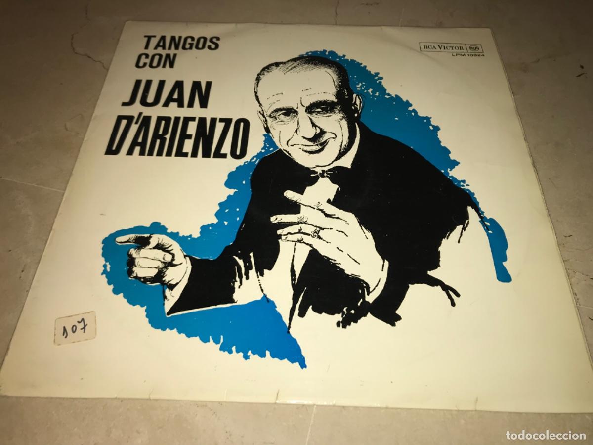 Vinyl records: JUAN D&acute;ARIENZO Y SU ORQUESTA T&Iacute;PICA-TANGOS CON JUAN D&acute;ARIENZO-ORIGINAL ESPA&Ntilde;OL 1966